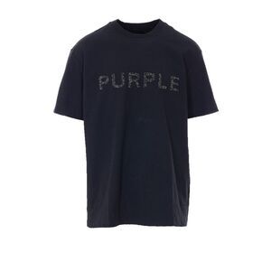 Purple Men Crystal Logo T-Shirt